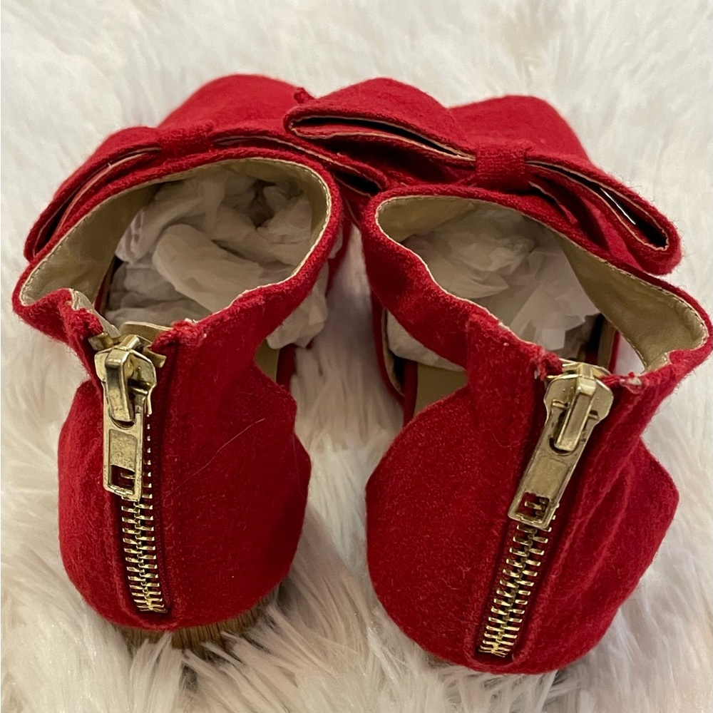 Joyfolie Sophie Crimson red shoes size 12 VGUC - Picture 3 of 6